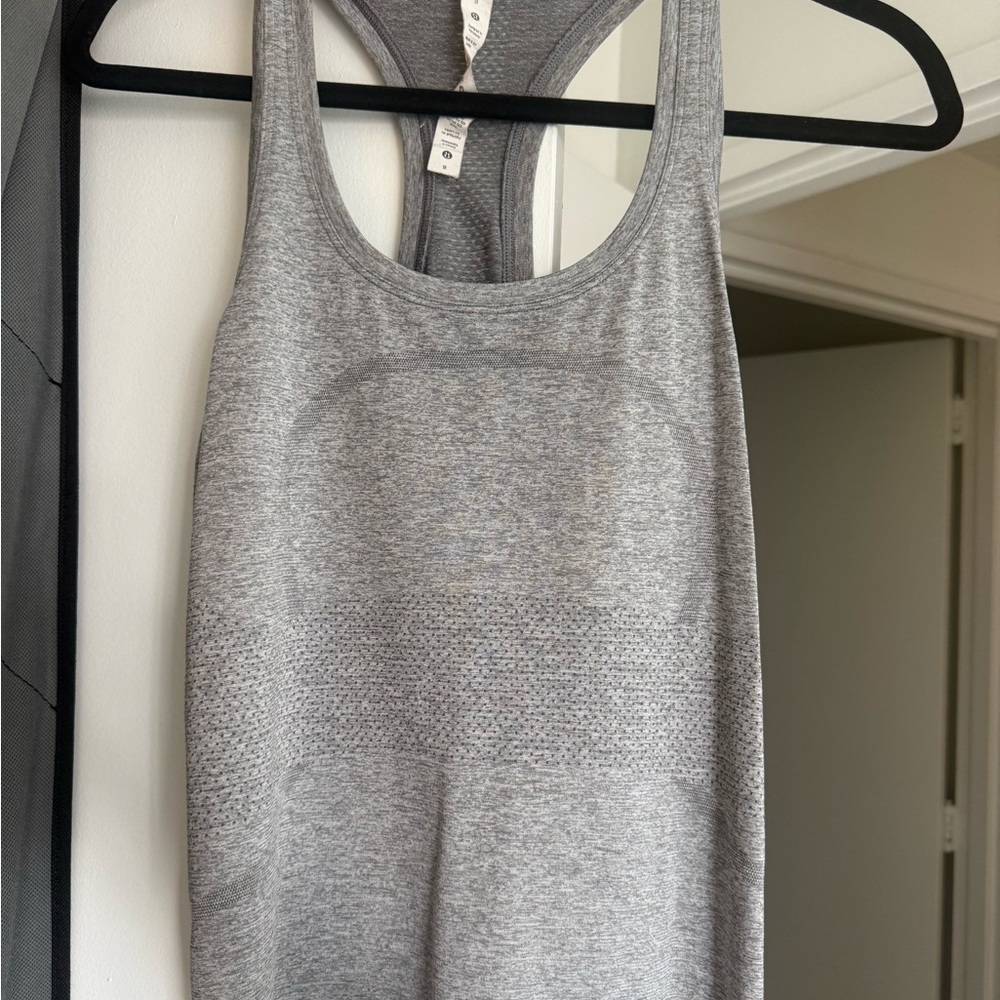 lululemon athletica Gray Tank Top